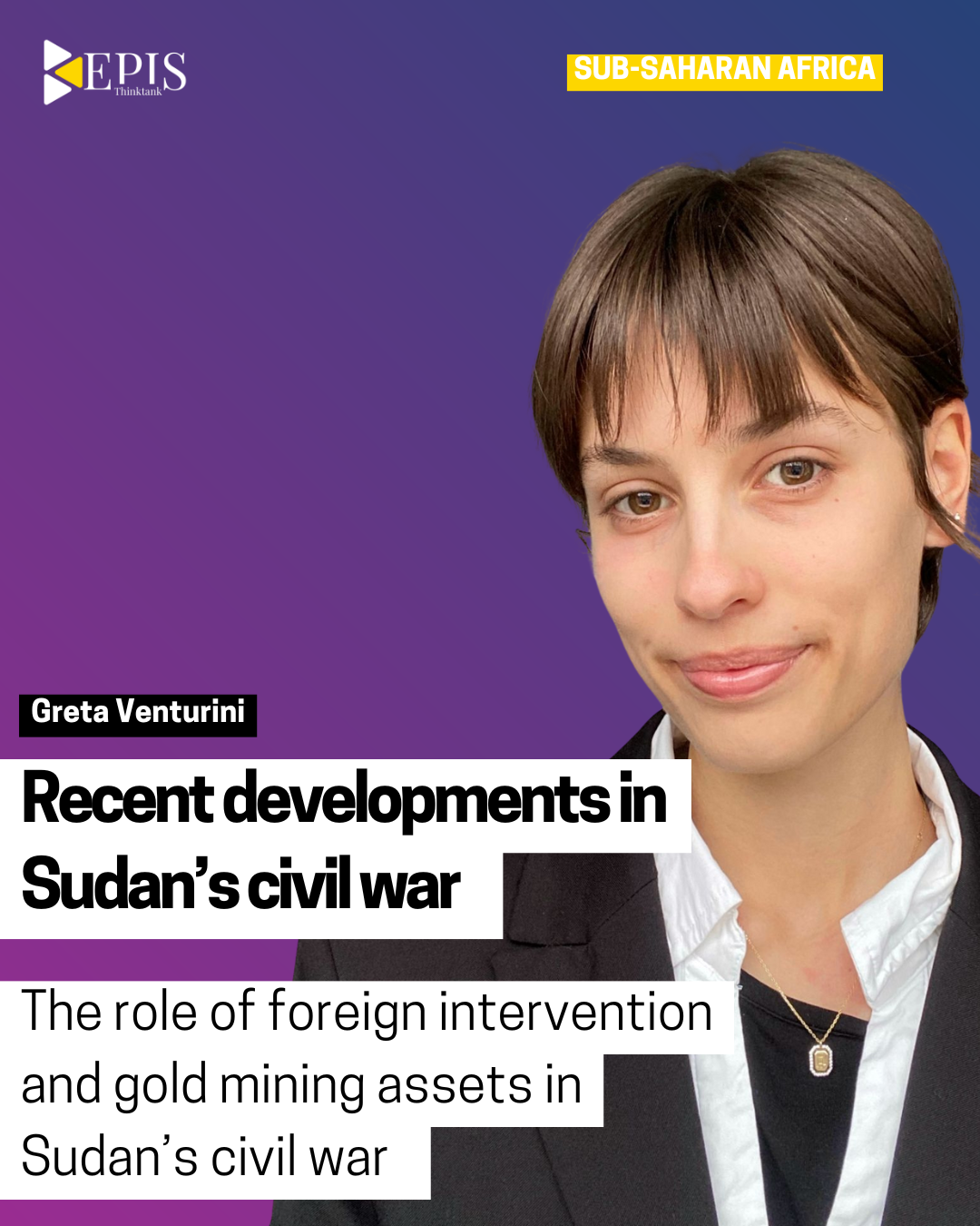 Recent developments in Sudan’s civil war
